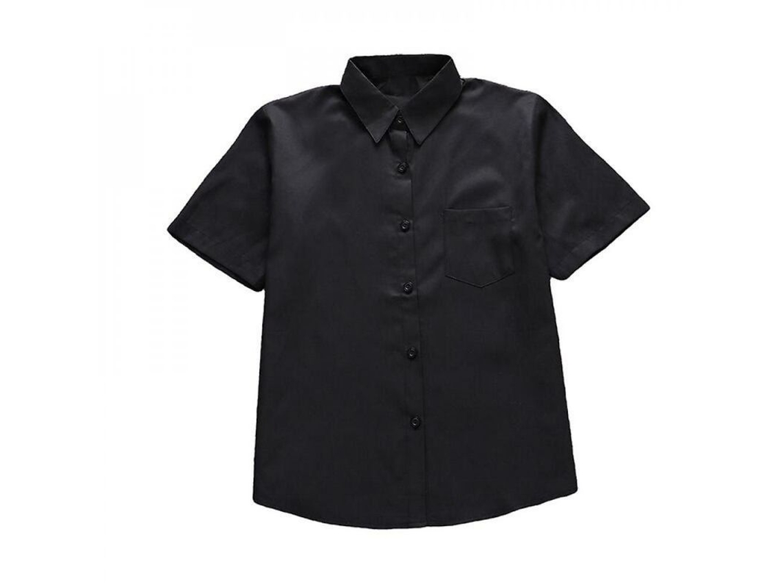 Uniforme escolar japonês feminino com saia plissada Rebe, cintura alta, corte em A xadrez, Nowcos S, preto