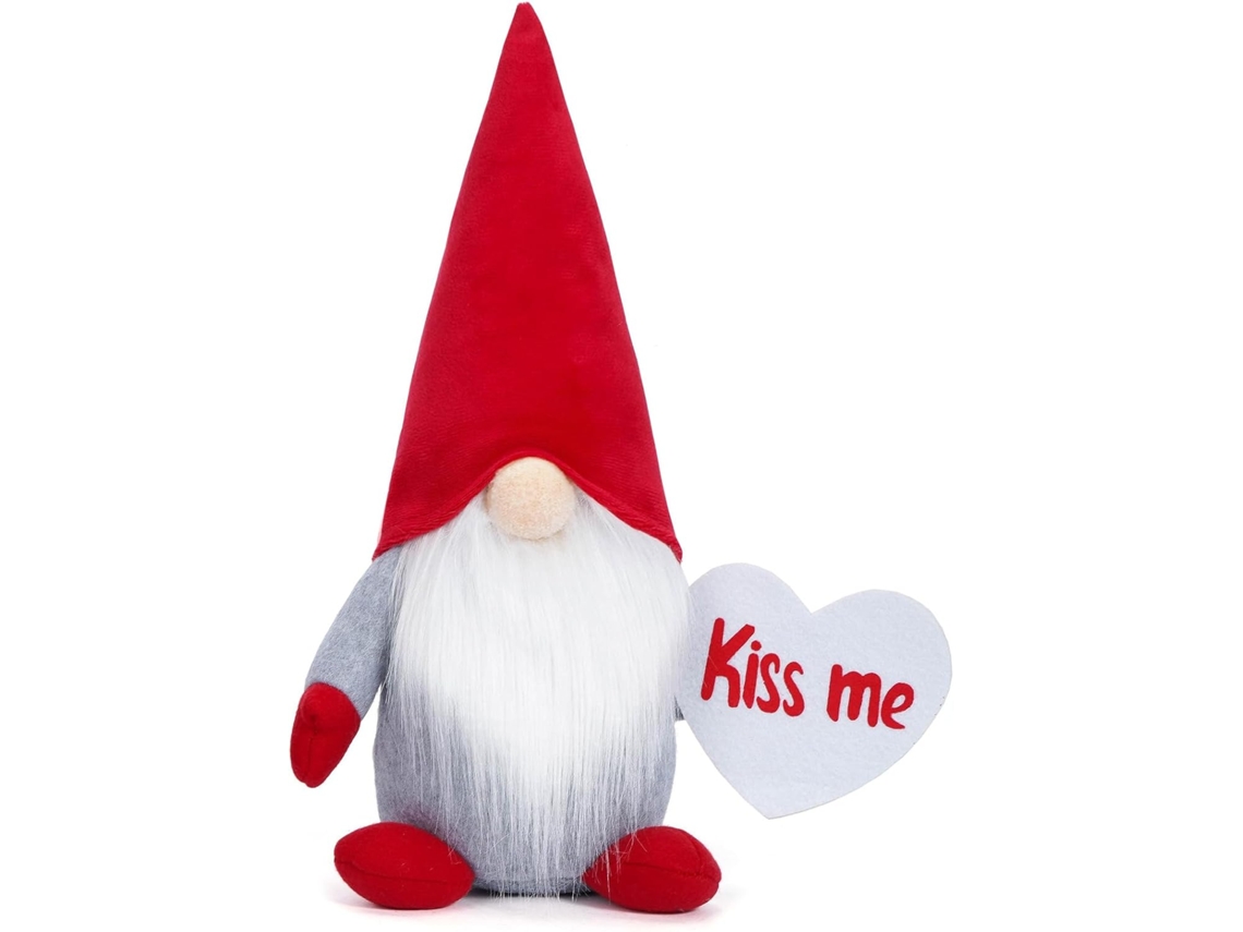 Chapéu Listrado Para O Dia Dos Namorados, Gnomos De Pelúcia Com