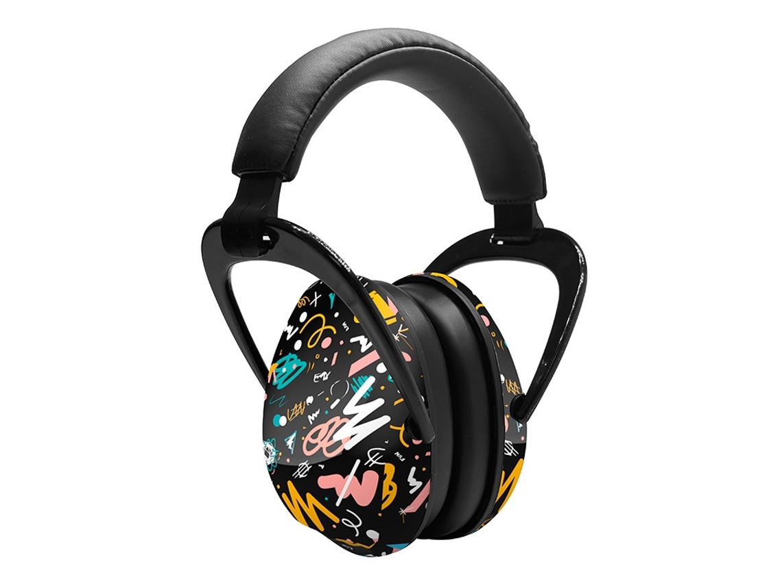 Protetor Auricular Infantil Elysve, Preto