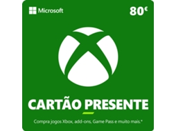 Cartão de Descarga XBOX MICROSOFT Agency 80¿