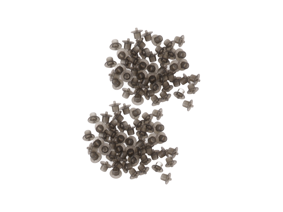 100 Cúpulas de Cria de Rainha de Abelha Plásticas 19x19x16mm S/MARCA