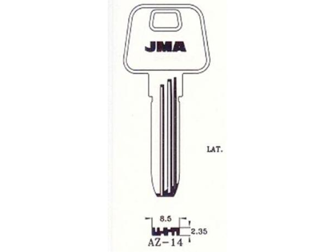 Llavin az-14 laton seguridad b/10
