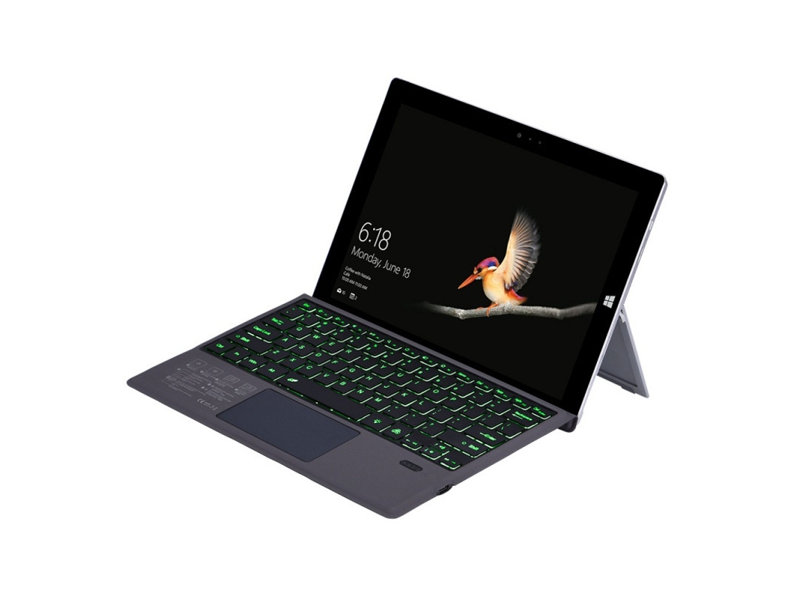 Lurelia Capa Com Teclado Bluetooth Para Microsoft Surface Pro 7 Com Teclado Retroiluminado Colorido