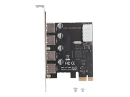 Placa De Expansão Pci-e Para Usb 3.0 5gbps Com 4 Portas De Alta Velocidade Para Windows 2000