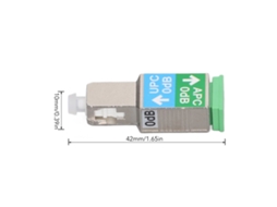 Laxiscreed Adaptador De Fibra Óptica Híbrido 1200nm-1600nm Com Baixa Perda E Alta Isolação