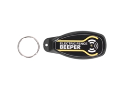 Apito Portátil para Cerca Elétrica com Botão On/off e Luz Testador Chaveiro Abs 8x3,5x1,5cm | S/MARCA