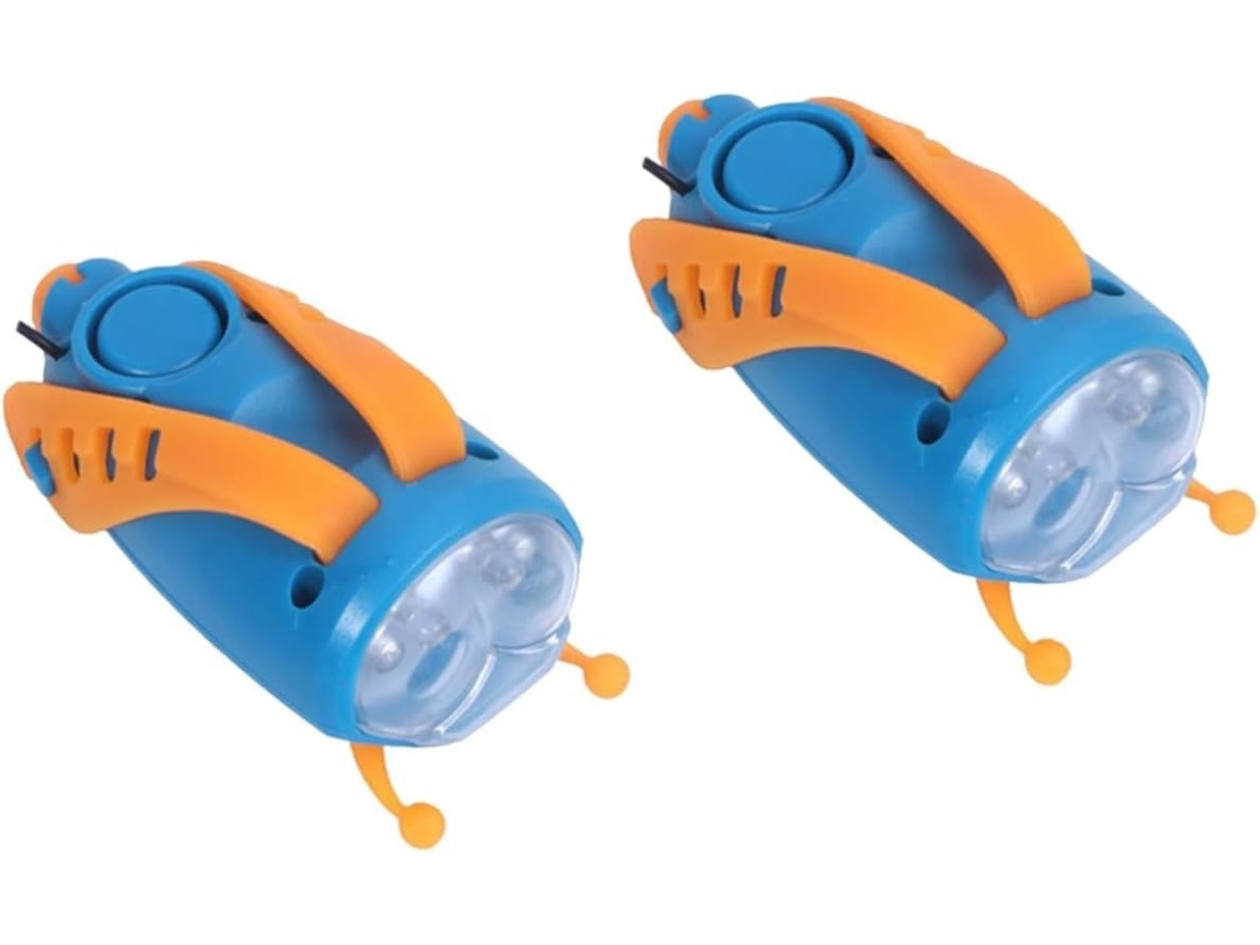 Farol Dianteiro Recarregável Via Usb Para Bicicleta (2 Unidades) Com