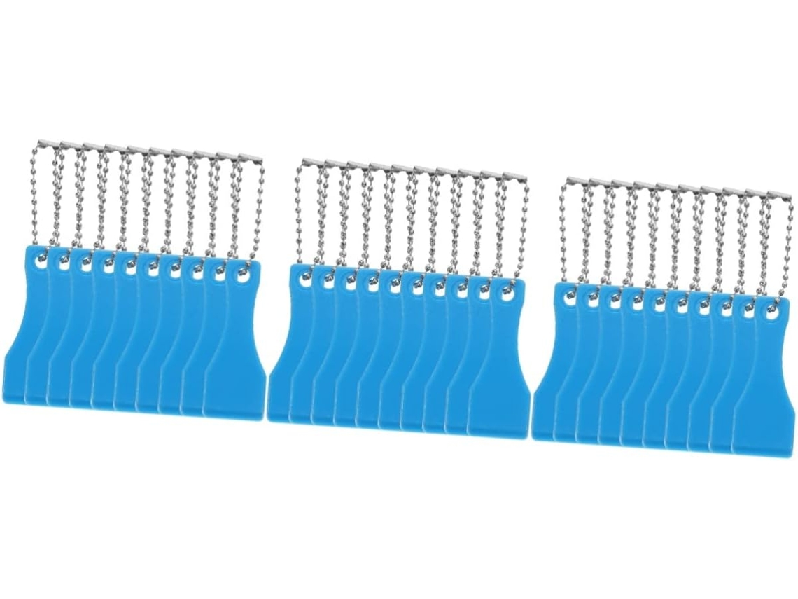 Conjunto De 30 Raspadinhas De Plástico Para Bilhetes De Loteria E