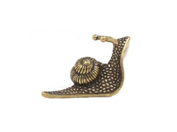 Estátua Nova Line de mini caracol de cobre puro, ornamentos antigos para mesa retro