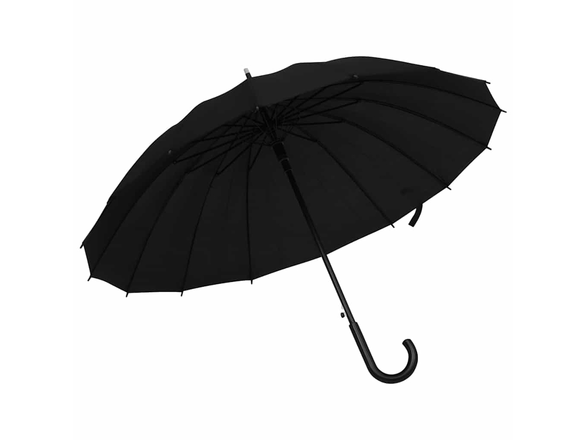 Vidaxl Guarda-chuva Automático 105 Cm Preto
