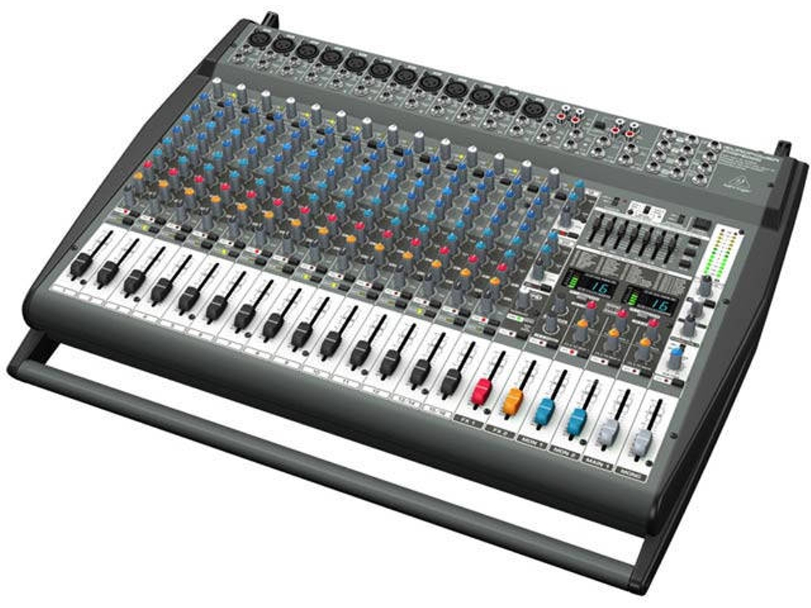 Mesa de mistura BEHRINGER PMP6000-EU (Canais: 16 - 1600W - USB)
