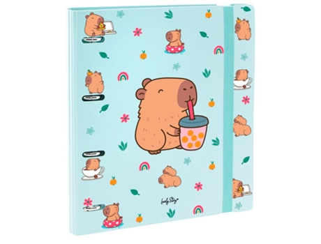 Pasta De Argolas Capivara Blubble Tea Linda História