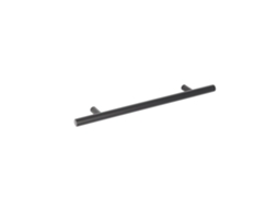 Puxador para Móveis em Aço Inoxidável com 160 mm de distância central e acabamento Verniz Preto Mate, conjunto de 6 HARDWAREXCHANGE