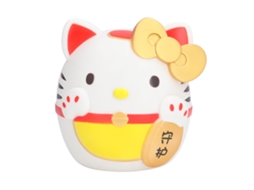 Porcelana Gato Maneki Dinheiro Grande | S/MARCA