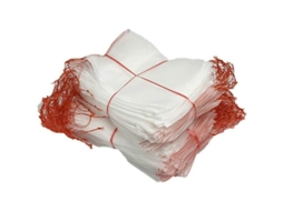 100 Bolsas de Proteção para Plantas e Frutas com Cordão Malha Anti insetos 15x25cm | S/MARCA