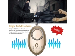 Chaveiro com alarme sonoro de segurança pessoal Slowmoose com luz LED, adequado para mulheres, homens, crianças e idosos