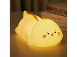 Luz Noturna De Dinossauro Para Crianças Linda Luz Noturna De Silicone Com 2 Níveis De Brilho Lâmpada Recarregável De 7 Cores Para Quarto Bestvite