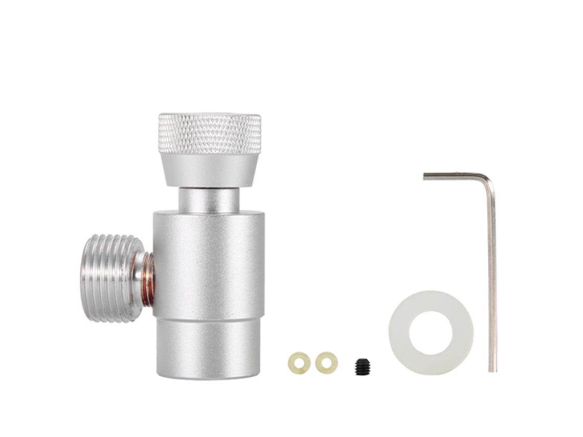 Adaptador de Recarga de Co2 para Cilindro Sodastream Prata Primerox