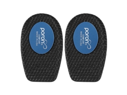Travesseiros Calcanhar em Gel, 2 Pares, Macios, Acolchoados, Vermelhos, INF