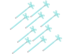 Conjunto De 10 Canetas Em Gel Osaladi Com Ponta Média, Portáteis Para
