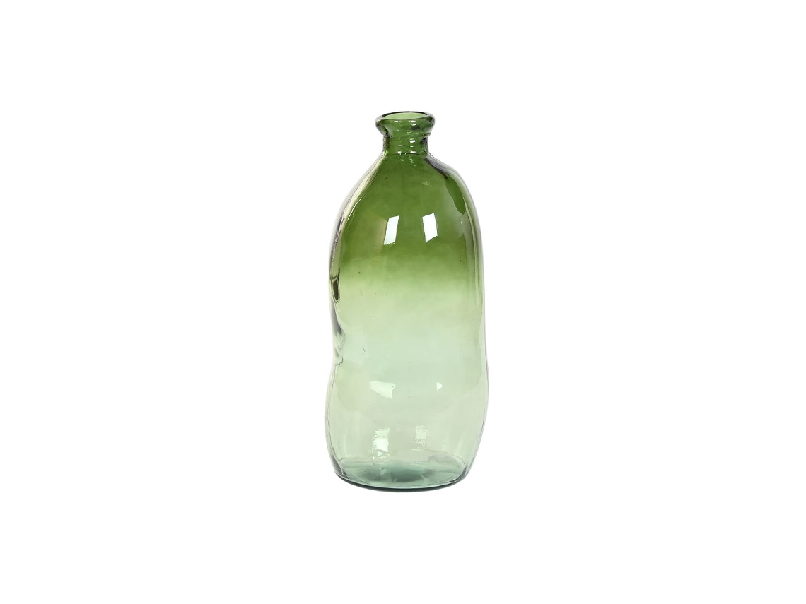 Vaso Home Esprit Verde Vidro Reciclado 34 X 34 X 73 Cm