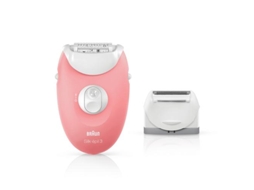 Braun Silk-Épil 3 81683691 Depiladora Rosa, Branco 20 Pinças