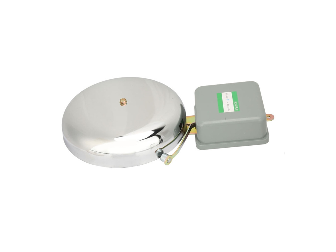 Sino elétrico inox 8 polegadas, 220V 35W, para escolas, fábricas, alarmes, sinal de áudio SCF 8 S/MARCA