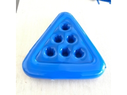 Conjunto De 2 Porta-copos Infláveis ​​triangulares Com 6 Furos Para Bebidas, Ideal Para Spa, Bar, Banheira De Hidromassagem E Festas De Verão