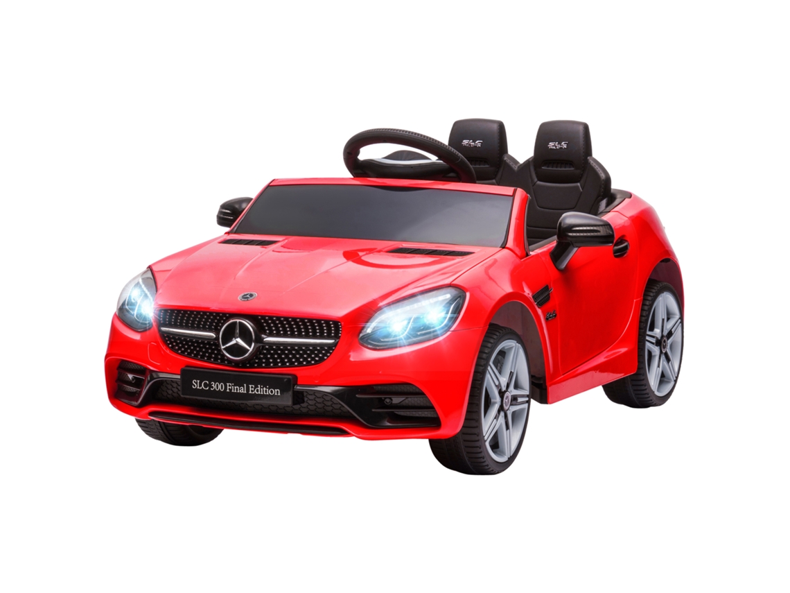 Carro Elétrico Infantil Slc 300 Vermelho (12v, 2 Motores, 3 6a, Veloc. 3 5km/h, Pp+metal)