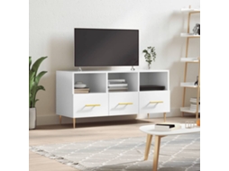 Vidaxl Móvel Para Tv 102x36x50 Cm Derivados Madeira Branco Brilhante