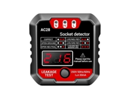 Testeur de Prize Courant com Ecran LCD para Tomadas SFUSHOS