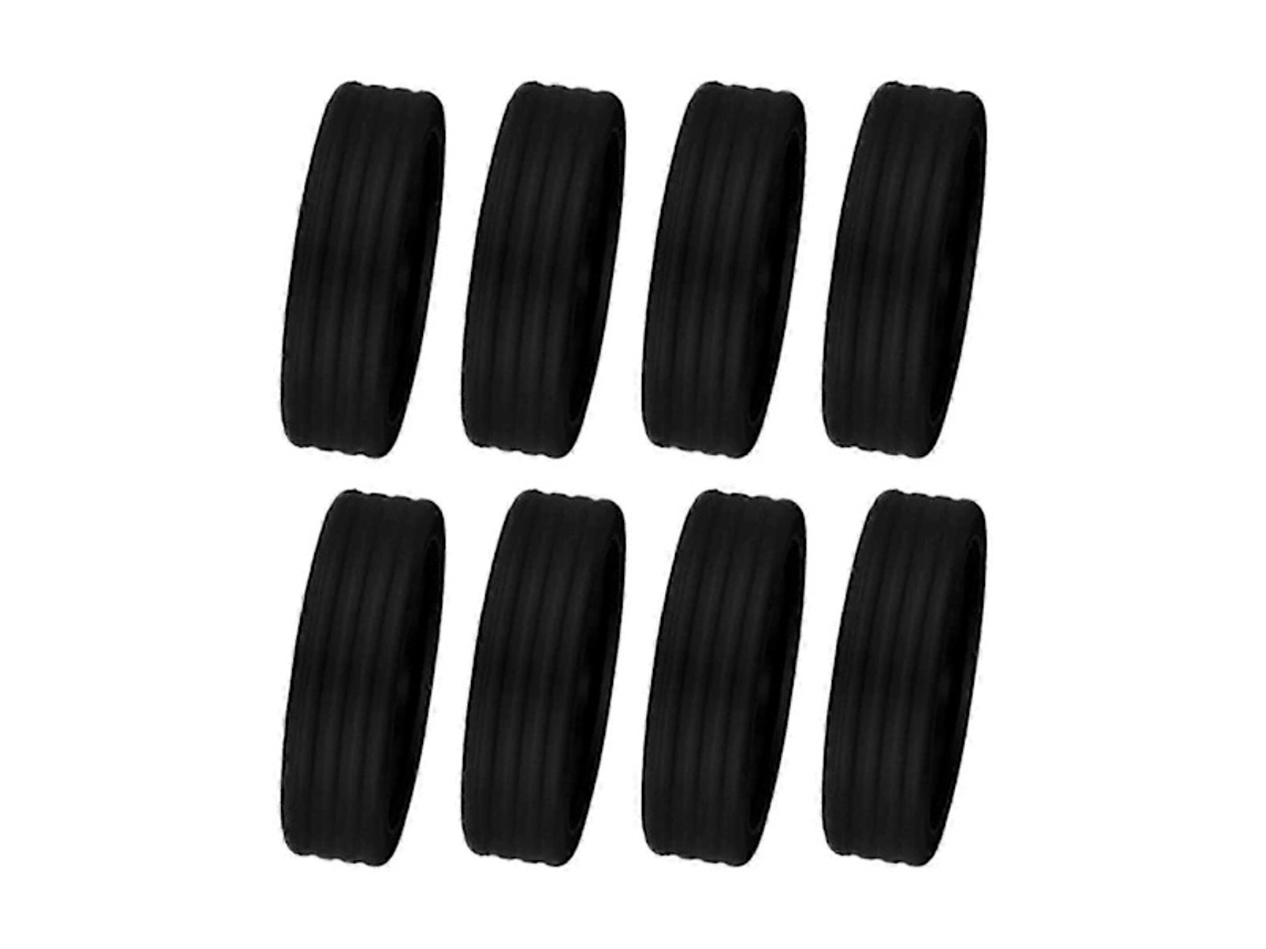 Tressino Capa Para Mala, 8 Unidades, Silicone, Elástico, 5 Polegadas, Para Rodas Mala