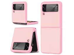 Capa Para Samsung Galaxy Z Flip3 5g Com Textura Cruzada