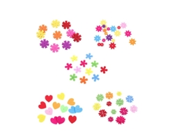 260Pcs Flor Não Tecida ALLINLESS