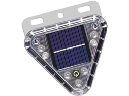 Luz De Advertência Estroboscópica Solar Sem Fio, Magnética, Super Brilhante, Com Sensor Inteligente Para Barricadas