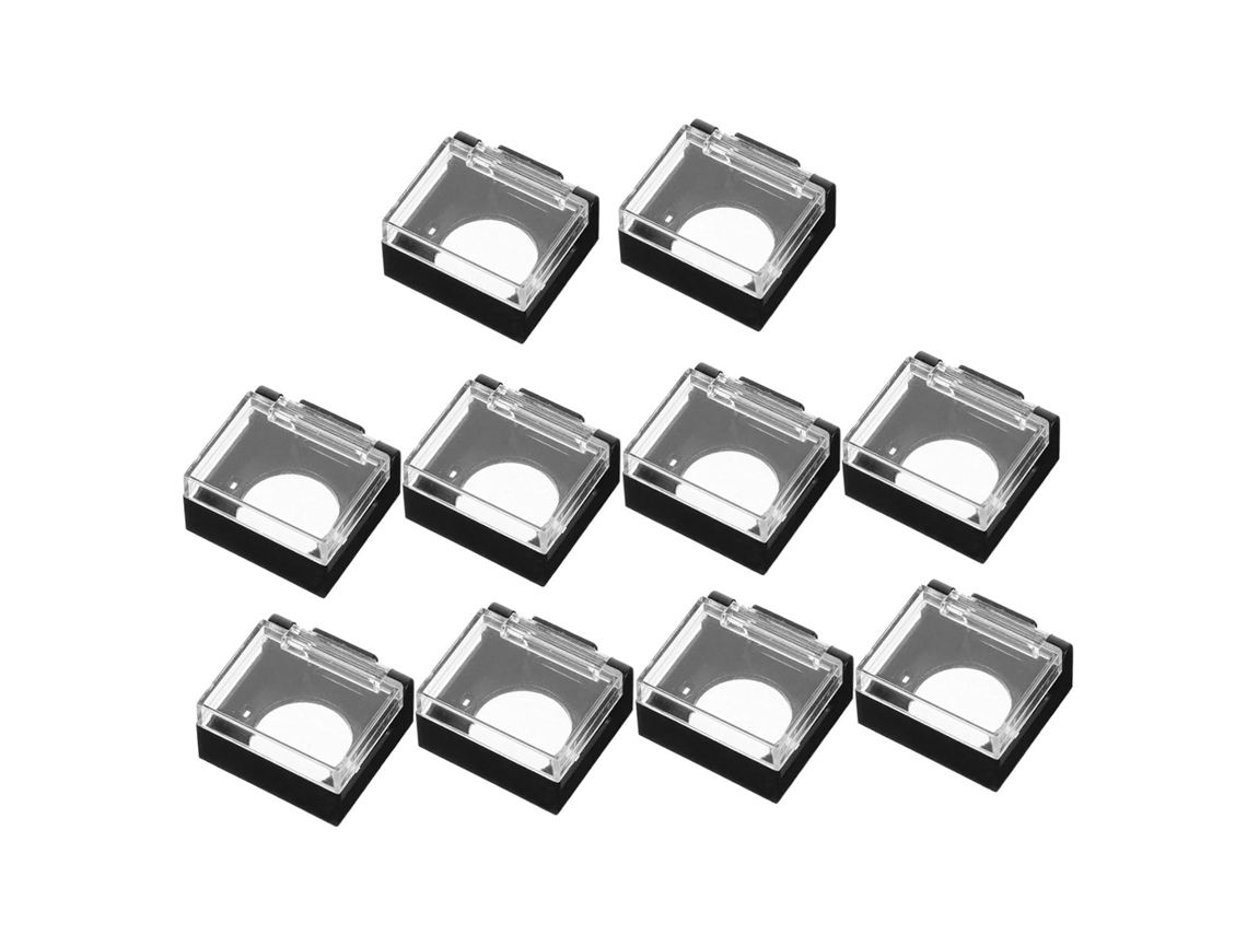 Tampa De Botão Quadrada À Prova De Poeira De 16 Mm Para Botão De Parada De Emergência