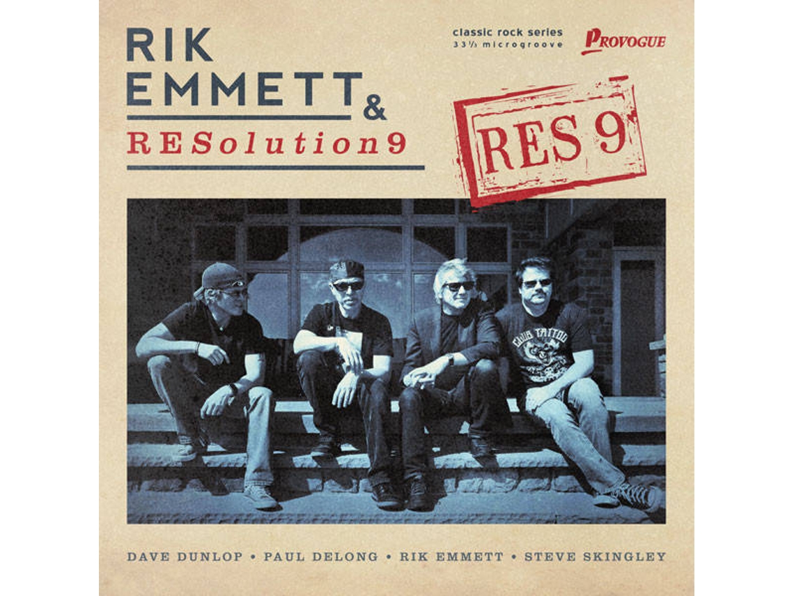 Vinil LP Rik Emmett & RESolution9 - RES 9