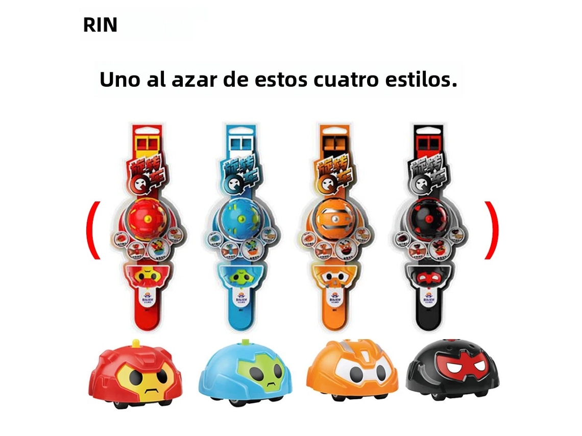 (estilo 2) Relógio Giratório, Brinquedo Educativo Interativo Para Crianças, Carro De Batalha Com Rebobinagem Automática