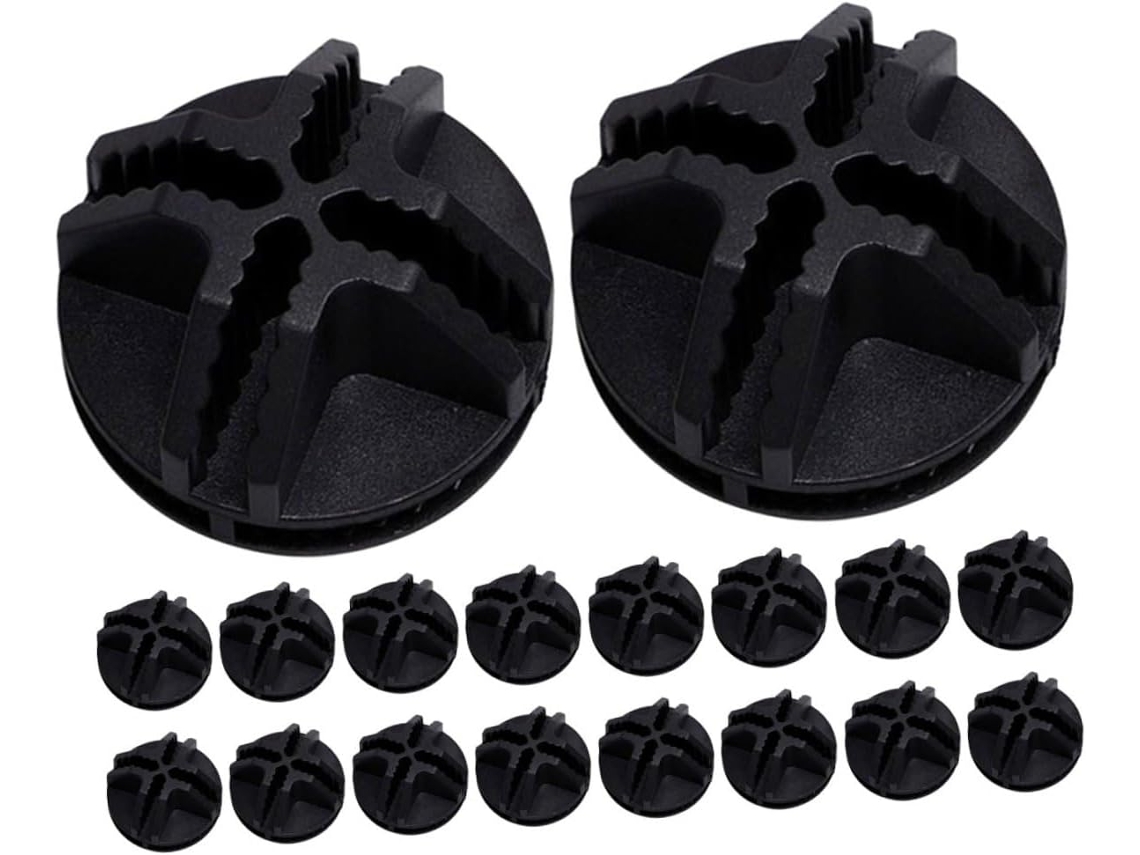 Conectores Cubos De Armazenamento Modular Housoutil, 60 Peças, Clipes De Plástico Arame, Estantes De
