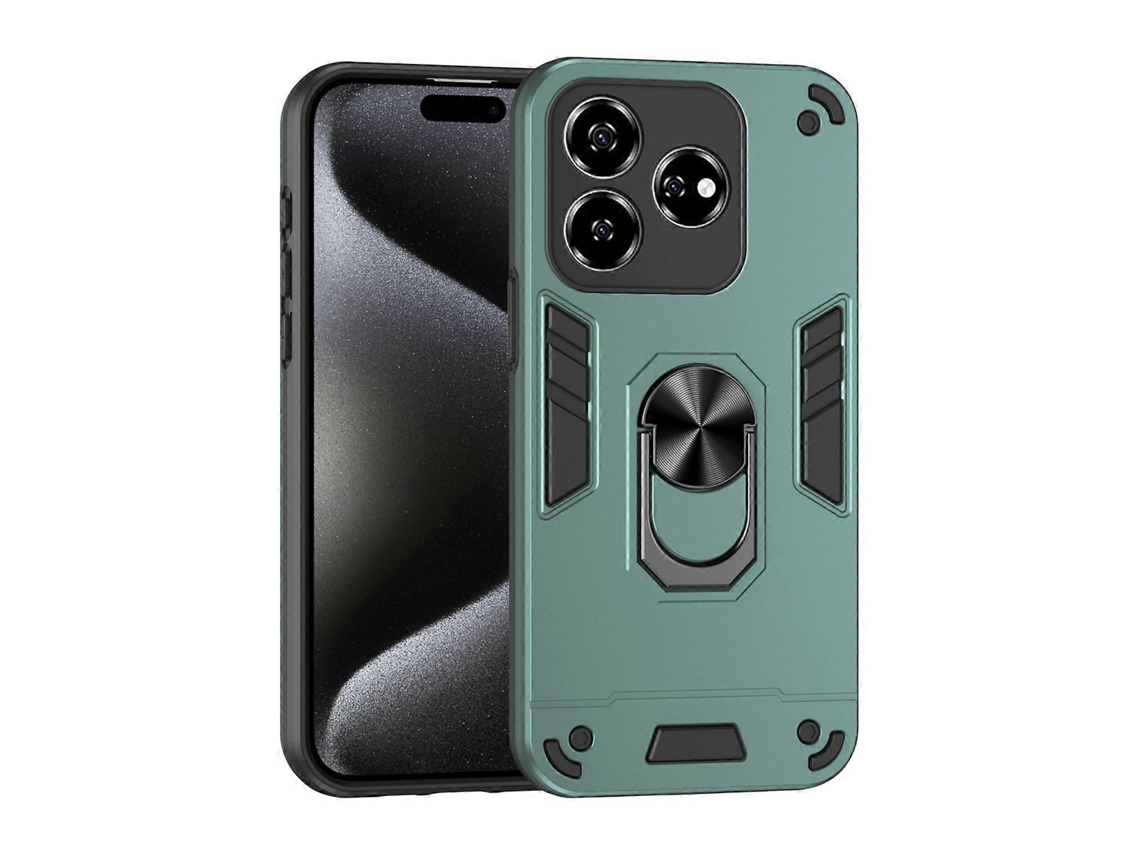 Capa De Celular Com Suporte De Anel De Metal À Prova De Choque