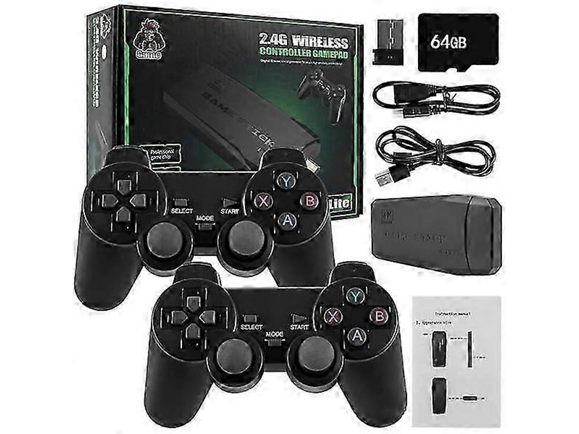 Novo 20000 4k Hdmi Tv Video Game Stick Retro Game Console Com 2 Controladores Sem Fio 4k Game Stick 100 Novo Elik Ly Ebike