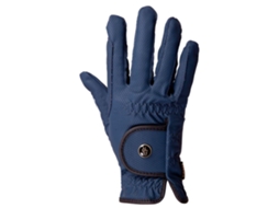 Luvas Equitação Durable Pro Azul 11Br