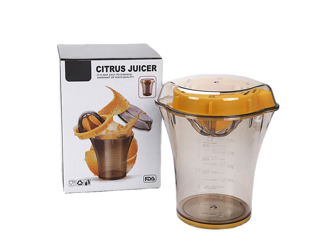 Espremedor Manual de Citros em Plástico Seguro com Grande Capacidade | S/MARCA