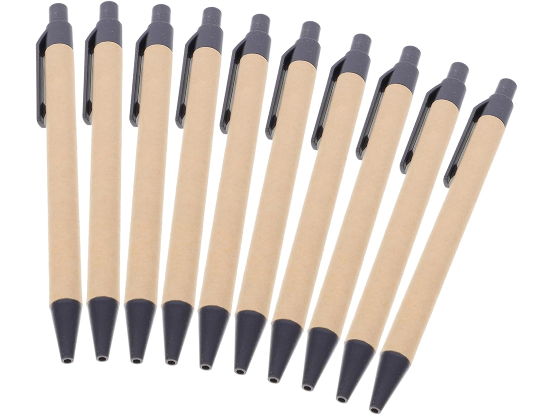 Conjunto De 10 Canetas Esferográficas Multifuncionais Retráteis Para