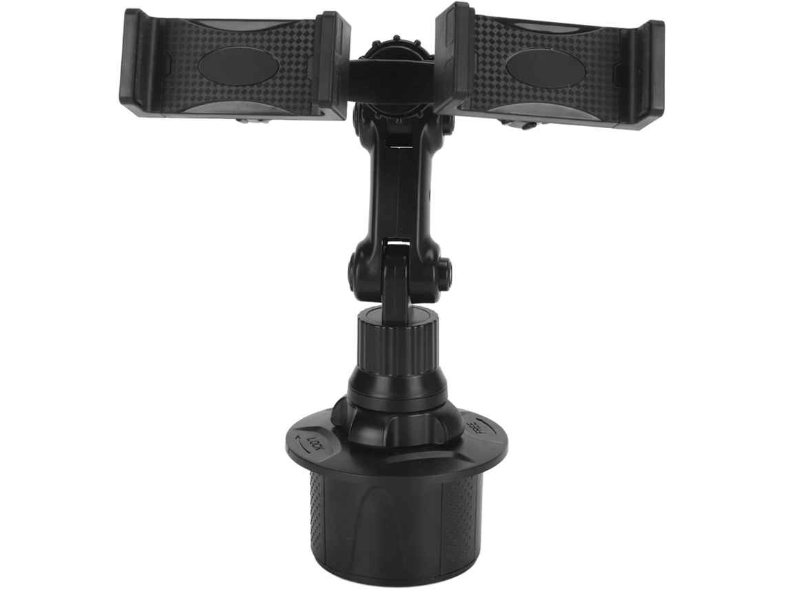 Suporte para Celular Veicular com Encaixe para Copo, Rotação de 360 Graus e Compatibilidade com Diversos Modelos. SFUSHOS