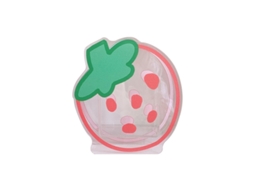Porta canetas Transparente de Acrílico Cute Cartoon para Pincéis de Maquiagem e Armazenamento de Escritório | S/MARCA