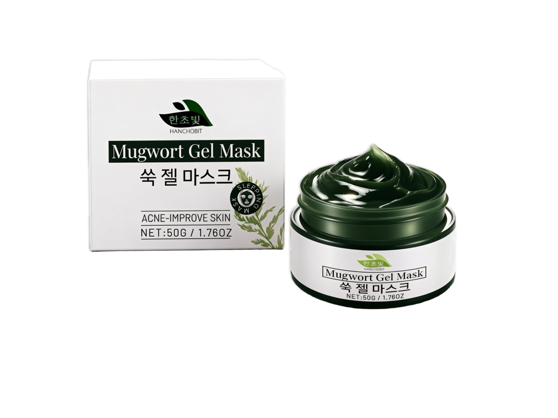 Máscara Gel Calmante com Artemísia LAXISCREED para Pele Associate a Acne