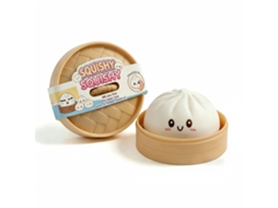 Dumplings Squishy, Dumplings Squishy Surpresa, Brinquedo para Apertar Sensorial com Bolso Gigante a Vapor, Branco YUYSAN