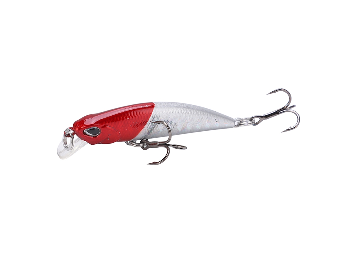 Isca Artificial Minnow 5cm Olhos 3d Flutuante