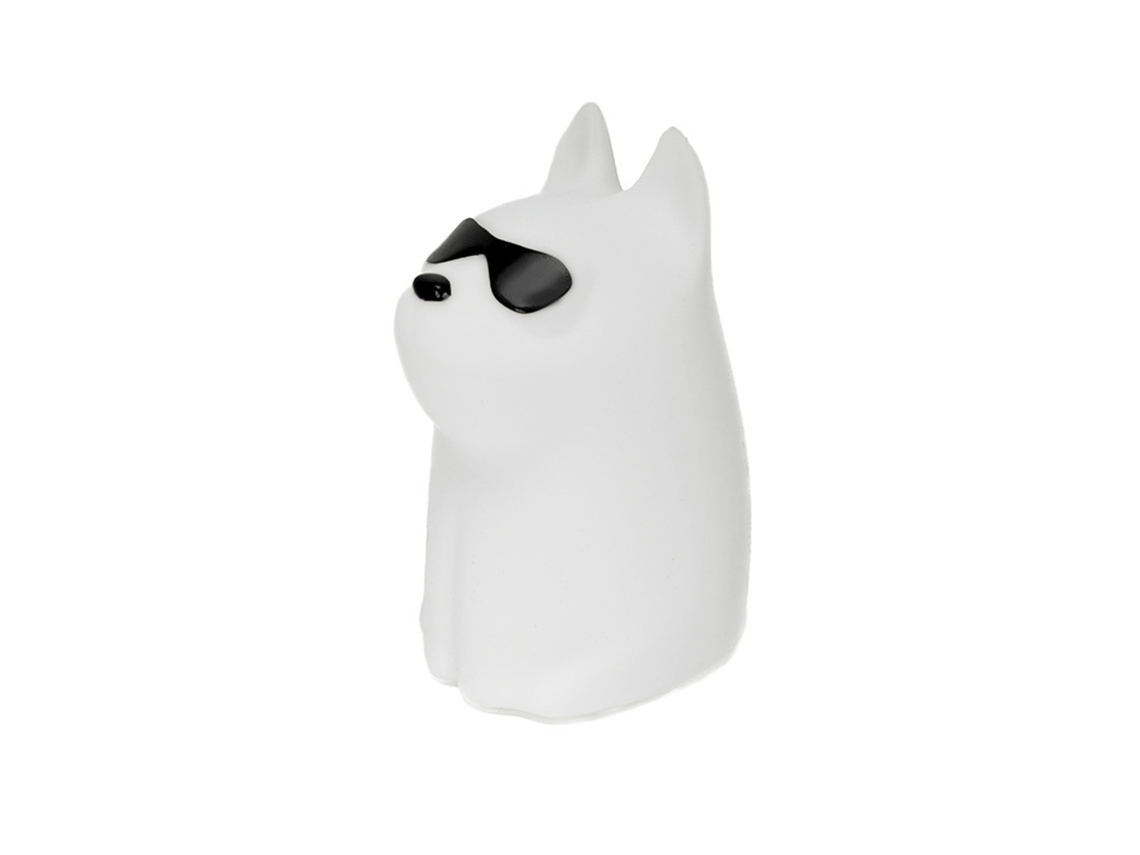 Lâmpada de Noite Silicone Cachorro com Ruído Branco Touch Sensor RGB (2600K) Temporizador Recarregável